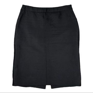Moschino Silk / Wool / Angora Blend Black Skirt